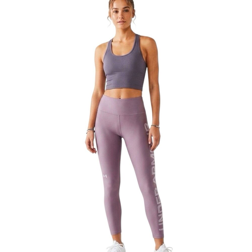 Under Armour Womens Performance Leggings Compression High Rise Ankle Sz Small